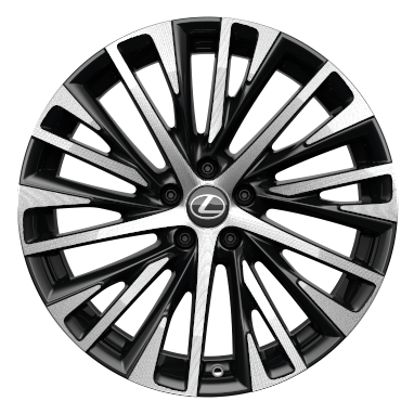 20-düymlük yüngül lehimli disklər, mexaniki emal edilmiş, mobilliyi genişləndirilmiş 235/50 R20 şinlər